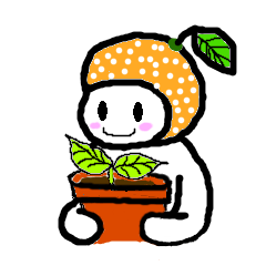 Mr.easy orange,sticker.