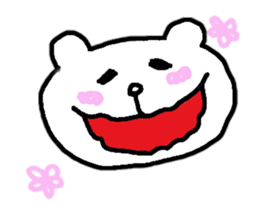 white bear (not white bear) sticker #5461260