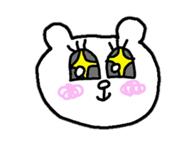 white bear (not white bear) sticker #5461262