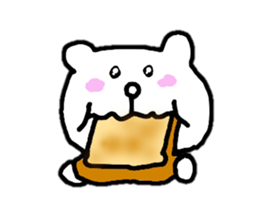 white bear (not white bear) sticker #5461267