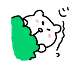 white bear (not white bear) sticker #5461268