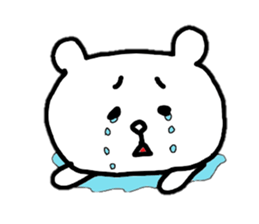 white bear (not white bear) sticker #5461272