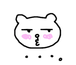 white bear (not white bear) sticker #5461273