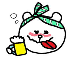 white bear (not white bear) sticker #5461288