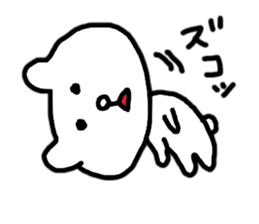 white bear (not white bear) sticker #5461289