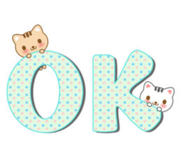 The cute cats sticker #5461390