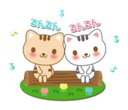 The cute cats sticker #5461403