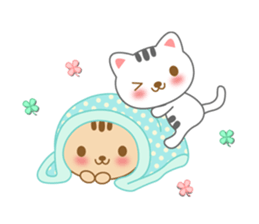 The cute cats sticker #5461415