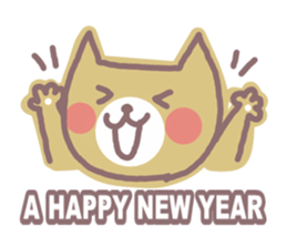 HONWAKA NEKO of New Year sticker #5462238