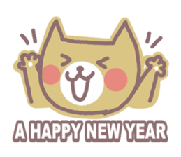 HONWAKA NEKO of New Year sticker #5462238