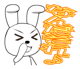 33th edition white rabbit expressive sticker #5462944