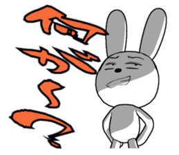 33th edition white rabbit expressive sticker #5462969