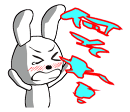 33th edition white rabbit expressive sticker #5462971