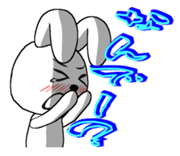 33th edition white rabbit expressive sticker #5462972