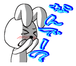 33th edition white rabbit expressive sticker #5462972