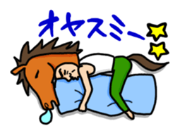 Horse-Old Man sticker #5464067