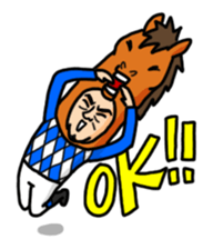 Horse-Old Man sticker #5464072