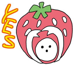 They came from a strawberry star. sticker #5464104
