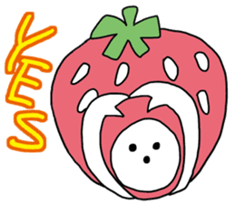 They came from a strawberry star. sticker #5464104
