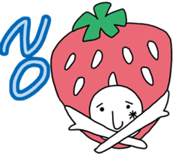 They came from a strawberry star. sticker #5464105