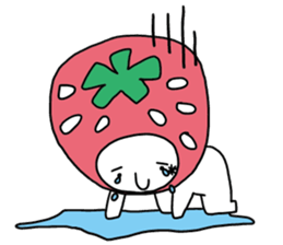 They came from a strawberry star. sticker #5464107