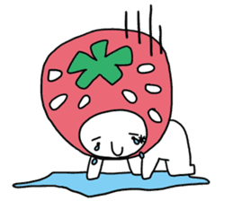 They came from a strawberry star. sticker #5464107