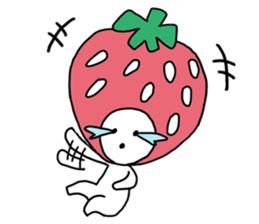 They came from a strawberry star. sticker #5464108