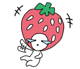 They came from a strawberry star. sticker #5464108