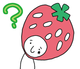 They came from a strawberry star. sticker #5464110