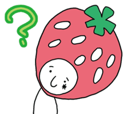 They came from a strawberry star. sticker #5464110