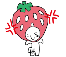 They came from a strawberry star. sticker #5464111