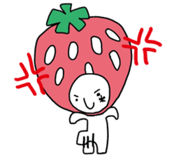 They came from a strawberry star. sticker #5464111