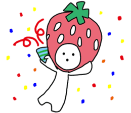 They came from a strawberry star. sticker #5464112