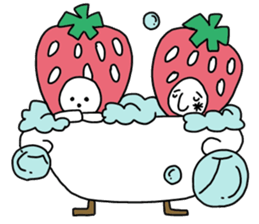 They came from a strawberry star. sticker #5464115