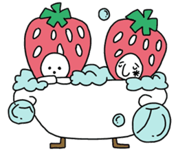 They came from a strawberry star. sticker #5464115