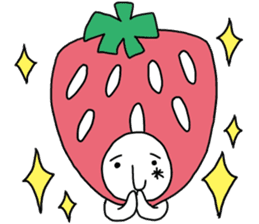 They came from a strawberry star. sticker #5464118