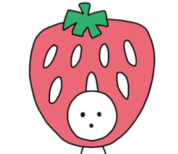 They came from a strawberry star. sticker #5464119