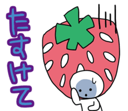 They came from a strawberry star. sticker #5464130