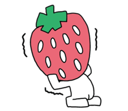 They came from a strawberry star. sticker #5464135