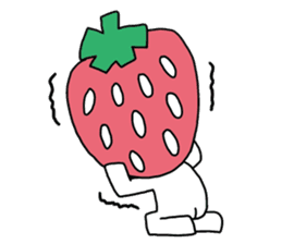 They came from a strawberry star. sticker #5464135