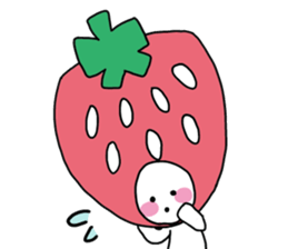 They came from a strawberry star. sticker #5464139