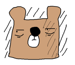 Rabbit&bear2 sticker #5464482