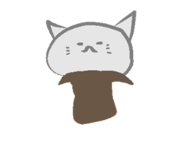 Sticker of the mustache cat sticker #5464937