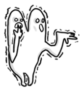 2 heads on a man!! sticker #5465037