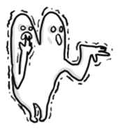 2 heads on a man!! sticker #5465037