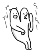 2 heads on a man!! sticker #5465048