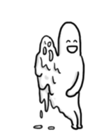 2 heads on a man!! sticker #5465057