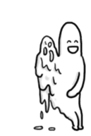 2 heads on a man!! sticker #5465057