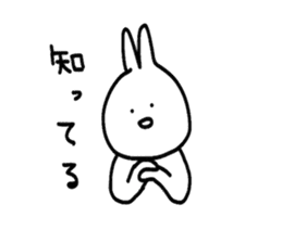 kawaii yururabbit sticker #5465156