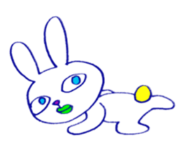 Marble Rabbit sticker #5466025